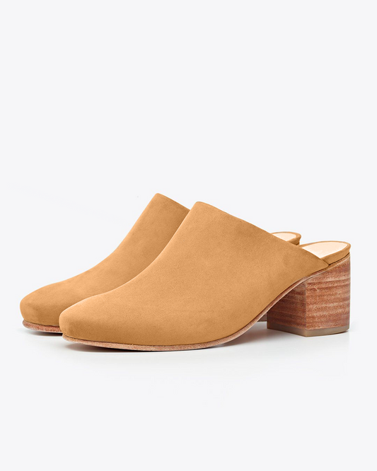 All-Day Heeled Mule - Sand