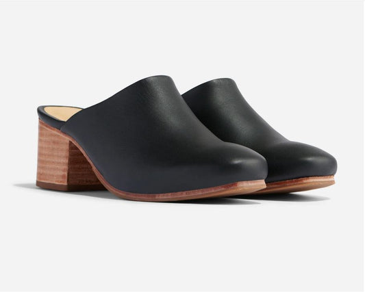 All-Day Heeled Mule - Black